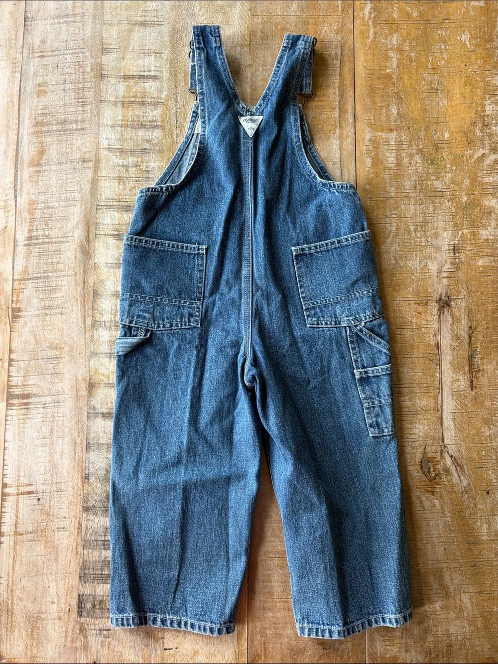 Vintage OshKosh Denim Overalls 3t